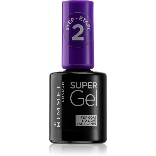 Rimmel Super Gel Step 2 топ защитен лак за нокти с гланц 12 мл. на ниска цена