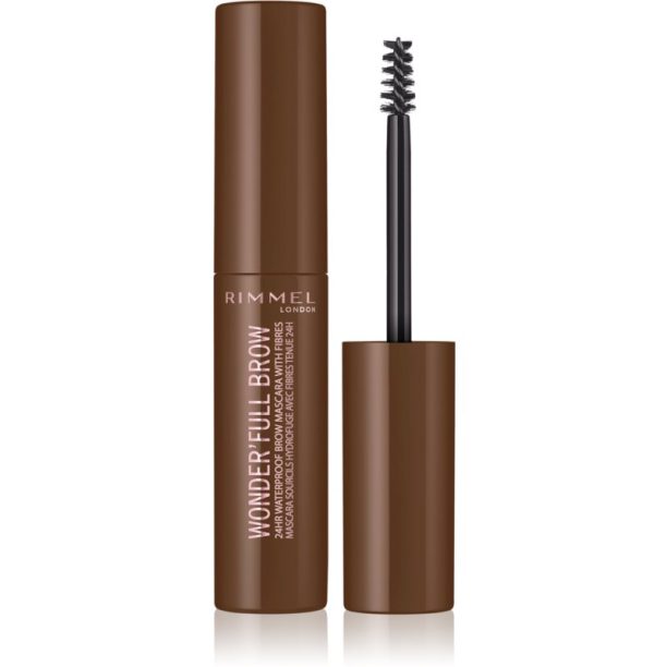 Rimmel Wonder'Full Brow спирала за вежди водоустойчив цвят 002 Medium 4.5 мл. на ниска цена