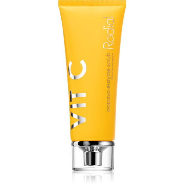 Rodial Vit C Papaya Enzyme Scrub ензиматичен пилинг за освежаване и изглаждане на кожата с витамин С 70 мл. на ниска цена