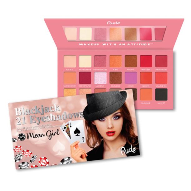 Rude Cosmetics Blackjack Mean Girl палитра от сенки за очи 21 гр. купи на топ цена