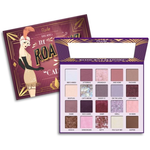 Rude Cosmetics The Roaring 20's Carefree палитра от сенки за очи 30 гр. на ниска цена