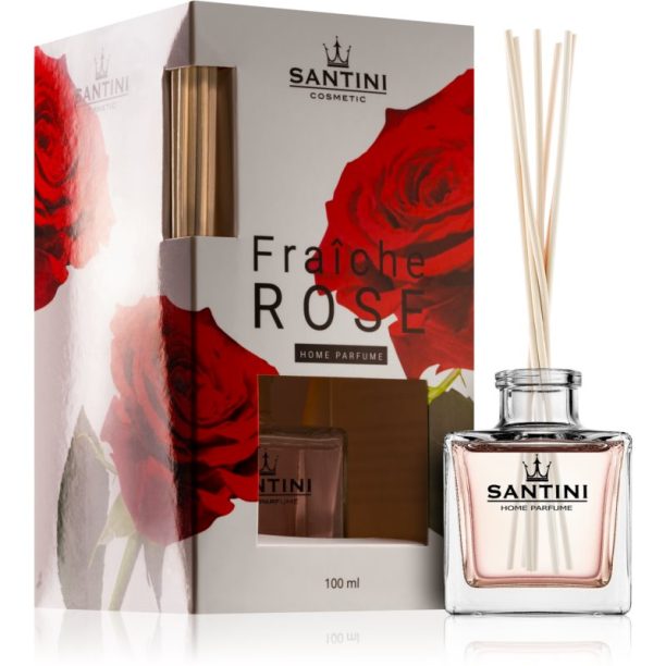 SANTINI Cosmetic Rose aроматизиращ дифузер с пълнител 100 мл. на ниска цена