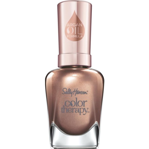 Sally Hansen Color Therapy подхранващ лак за нокти цвят 194 Burnished Bronze 14.7 мл.