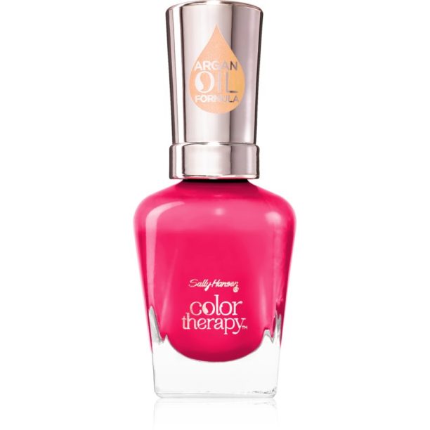 Sally Hansen Color Therapy подхранващ лак за нокти цвят 290 Pampered In Pink 14.7 мл.