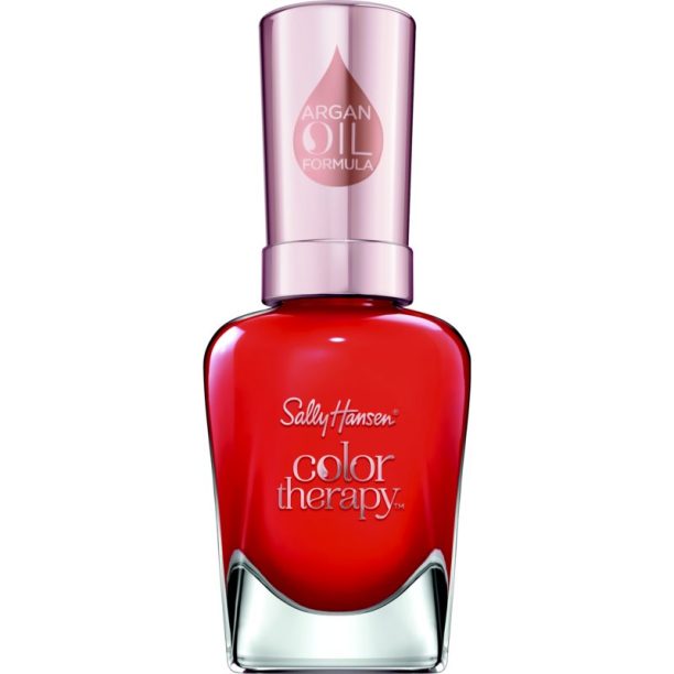 Sally Hansen Color Therapy подхранващ лак за нокти цвят 340 Red-iance 14.7 мл.