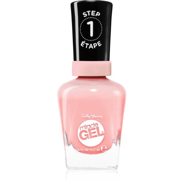 Sally Hansen Miracle Gel™ гел лак за нокти без използване на UV/LED лампа цвят 238 Regal Rosé 14