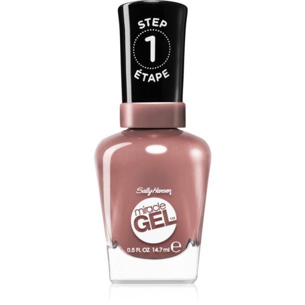 Sally Hansen Miracle Gel™ гел лак за нокти без използване на UV/LED лампа цвят 244 Mauve-olous 14