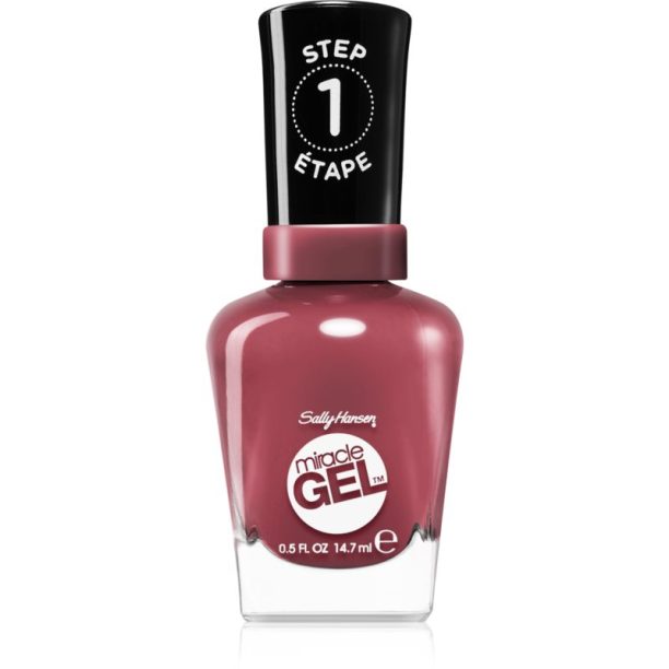 Sally Hansen Miracle Gel™ гел лак за нокти без използване на UV/LED лампа цвят 256 Proper P-Rose 14