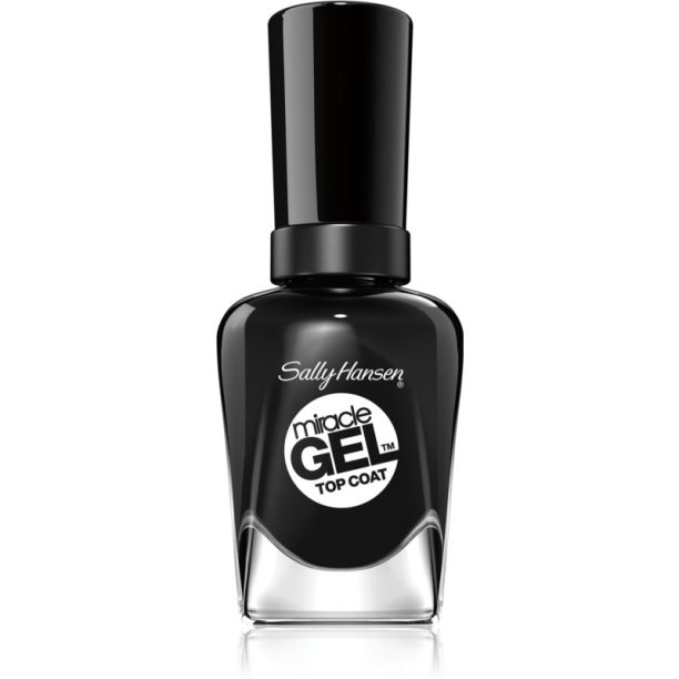 Sally Hansen Miracle Gel™ гел лак за нокти без използване на UV/LED лампа цвят 460 Blacky O 14