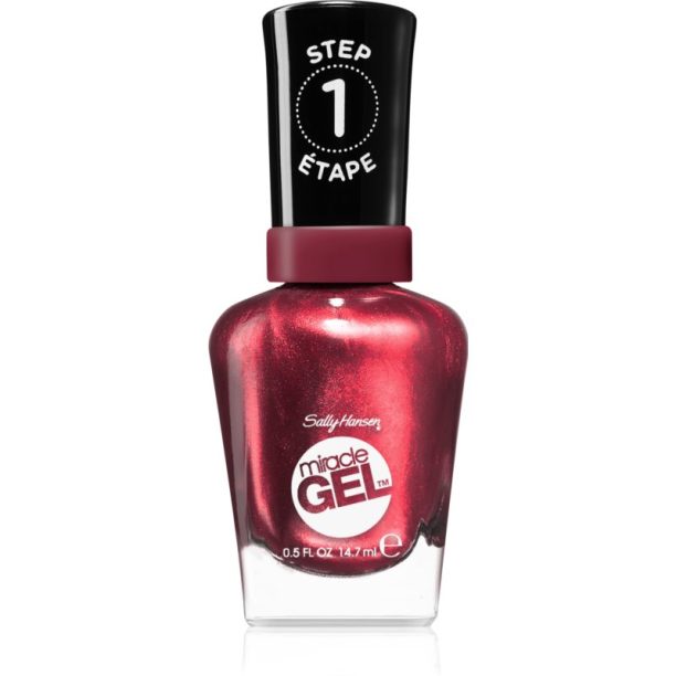 Sally Hansen Miracle Gel™ гел лак за нокти без използване на UV/LED лампа цвят 500 Mad Women 14