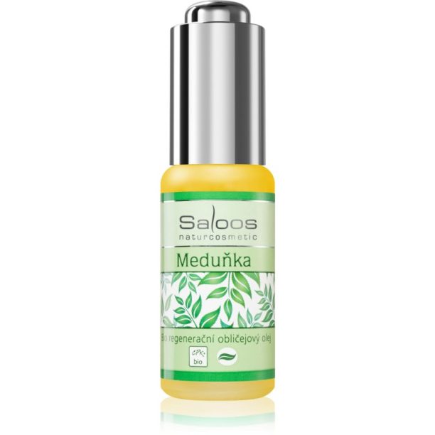 Saloos Bio Skin Oils Lemon Balm регенериращо олио за чувствителна кожа на лицето 20 мл.