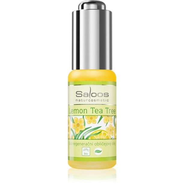 Saloos Bio Skin Oils Lemon Tea Tree регенериращо олио за мазна и проблемна кожа 20 мл.