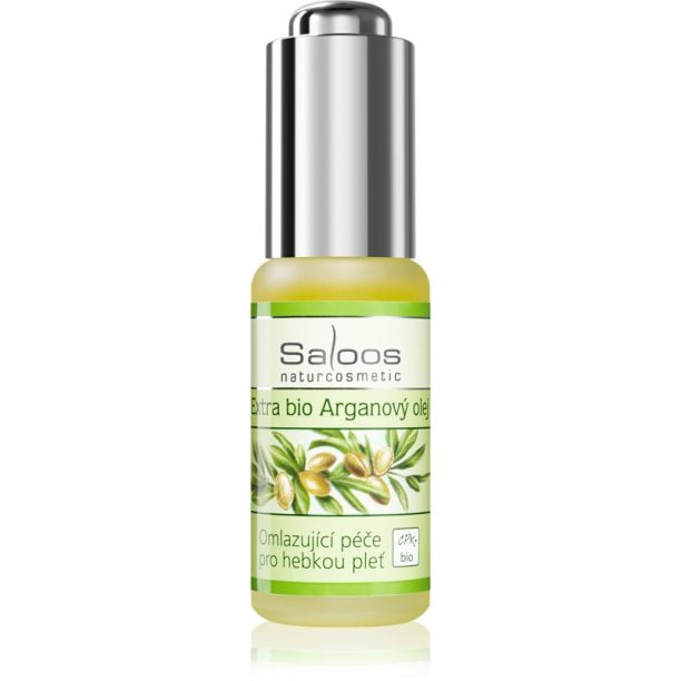 Saloos Cold Pressed Oils Extra Bio Argan био арганово олио с подмладяващ ефект 20 мл. на ниска цена