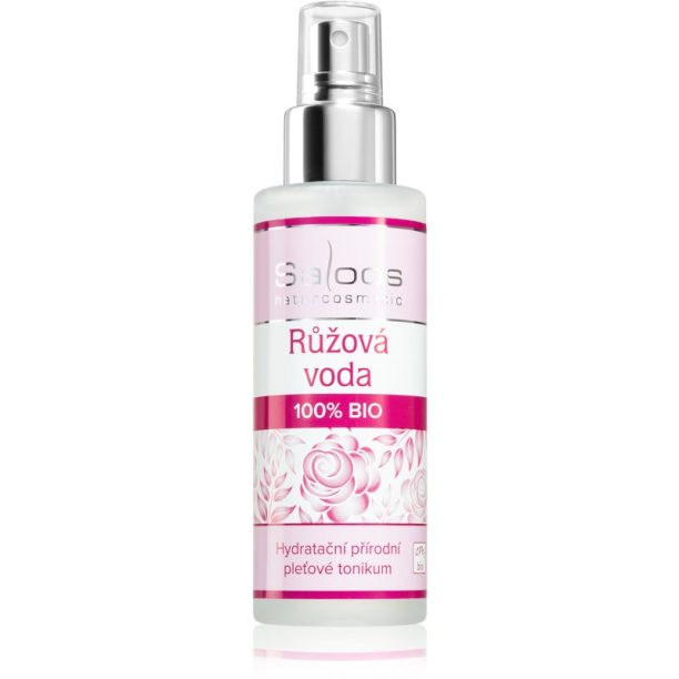 Saloos Floral Water Rose 100% Bio флоралелен тоник за лице за озаряване и ревитализиране 100 мл. на ниска цена