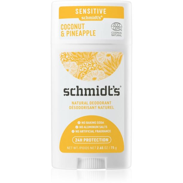 Schmidt's Coconut Pineapple дезодорант стик 75 гр.