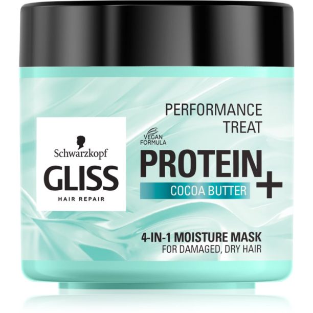 Schwarzkopf Gliss Protein+ хидратираща маска с какаово масло 400 мл.