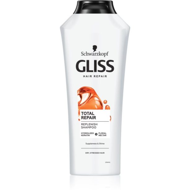 Schwarzkopf Gliss Total Repair интензивен регенериращ шампоан 400 мл.