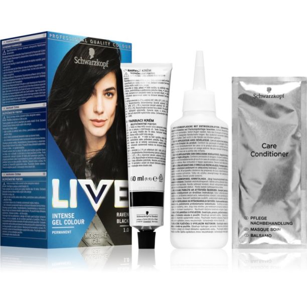 Schwarzkopf LIVE Intense Colour перманентната боя за коса цвят 1