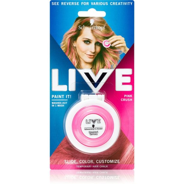 Schwarzkopf LIVE Paint It креда за коса цвят Pink Crush 3