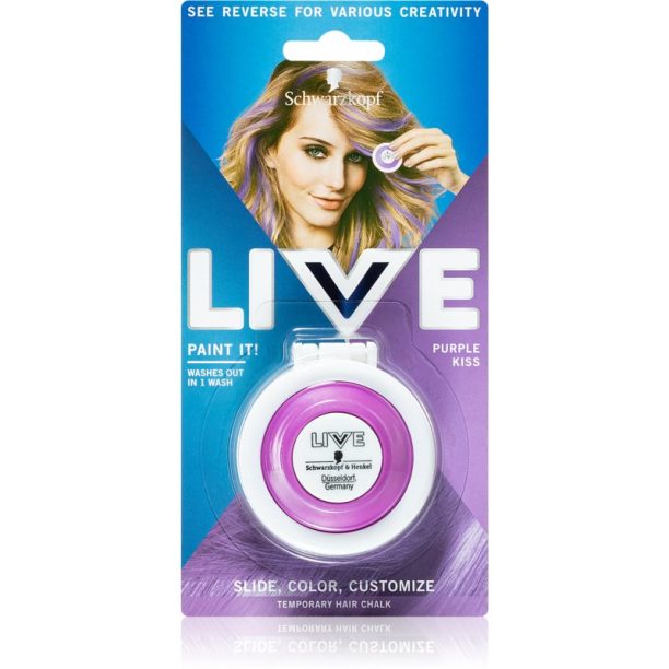 Schwarzkopf LIVE Paint It креда за коса цвят Purple Kiss 3