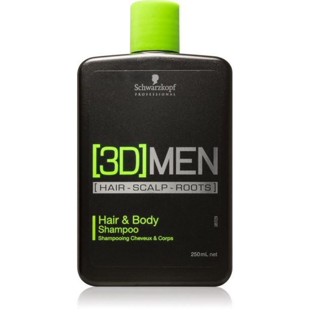 Schwarzkopf Professional [3D] MEN шампоан и душ гел 2 в 1 250 мл.