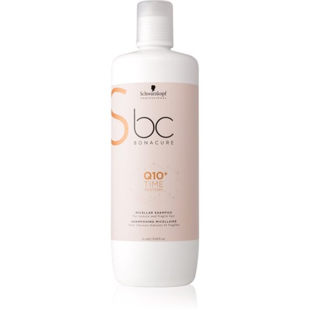 Schwarzkopf Professional BC Bonacure Time Restore Q10 Мицеларен шампоан за зряла и крехка коса 1000 мл.