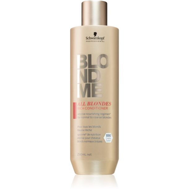 Schwarzkopf Professional Blondme All Blondes Rich подхранващ балсам за груба коса 250 мл.