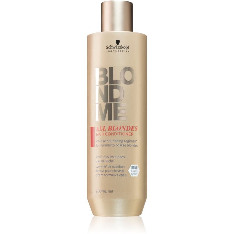 Schwarzkopf Professional Blondme All Blondes Rich подхранващ балсам за груба коса 250 мл.