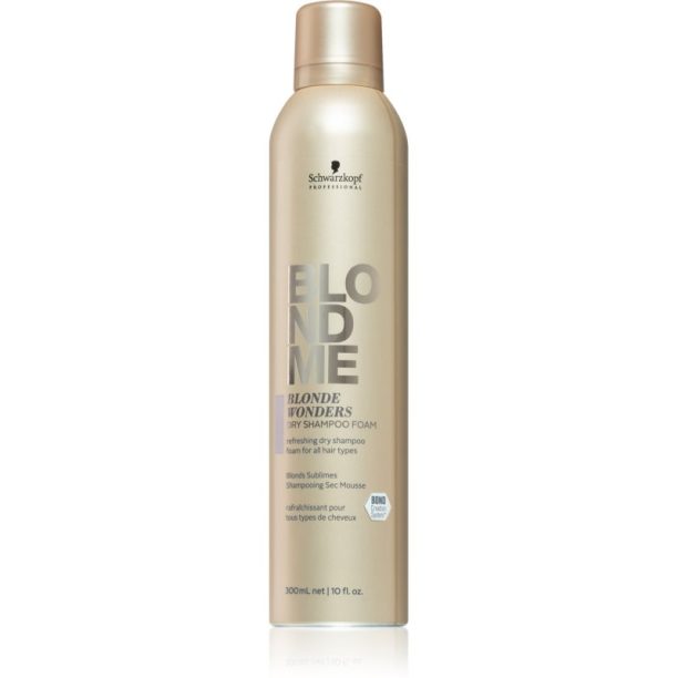 Schwarzkopf Professional Blondme Blonde Wonders сух шампоан пяна за блонд коса и коса с кичури 300 мл. на ниска цена