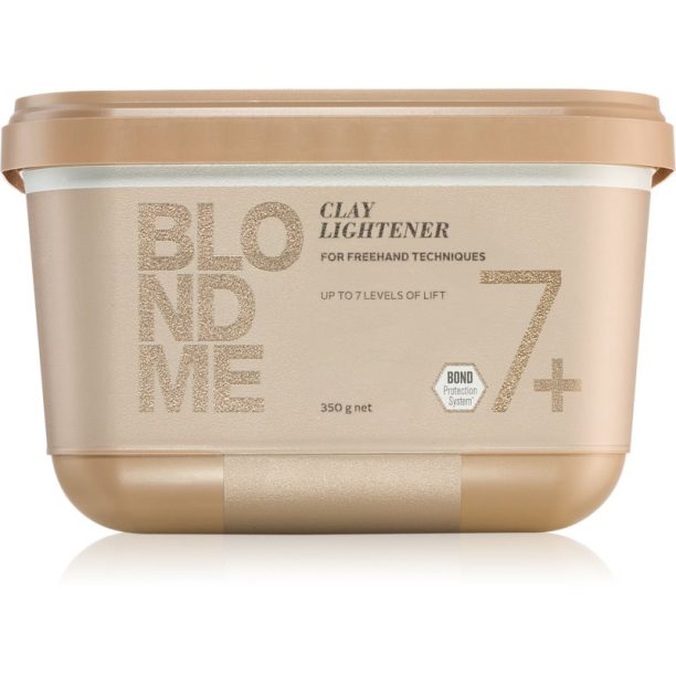 Schwarzkopf Professional Blondme Clay Lightener премиум продукт за изсветляване на косата с глина 7+ 350 гр.