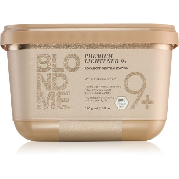 Schwarzkopf Professional Blondme Premium Lightener 9+ премиум продукт за изсветляване на косата с глина 450 гр.