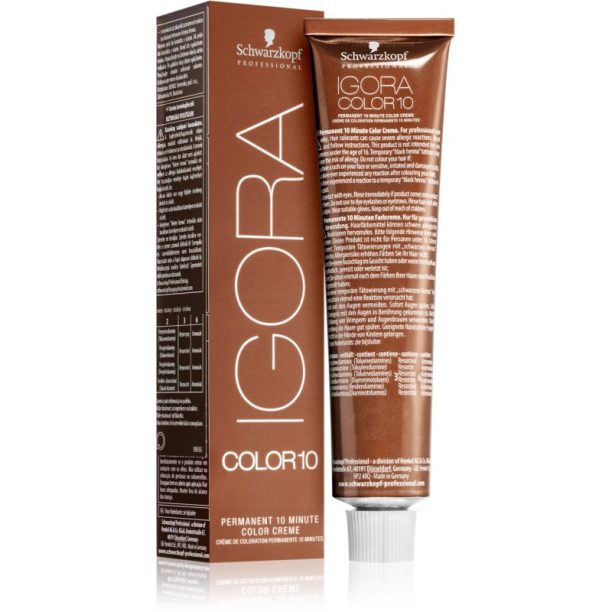 Schwarzkopf Professional IGORA Color 10 10-минутна перманентна боя за коса 5-0 Light Brown Natural 60 мл. на ниска цена