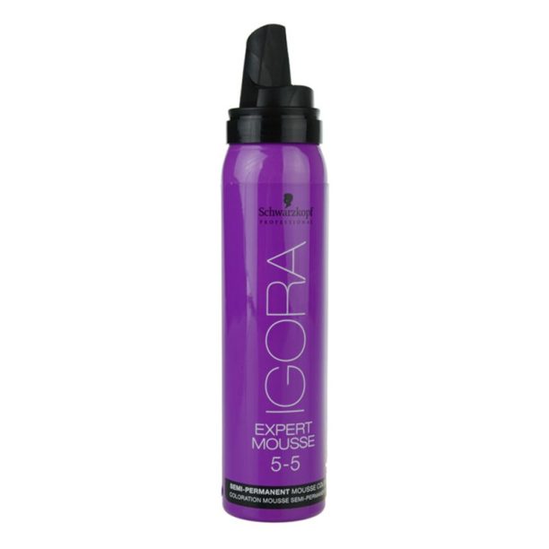 Schwarzkopf Professional IGORA Expert Mousse оцветяващ мус За коса цвят 5-5 Light Brown Gold 100 мл. купи на топ цена