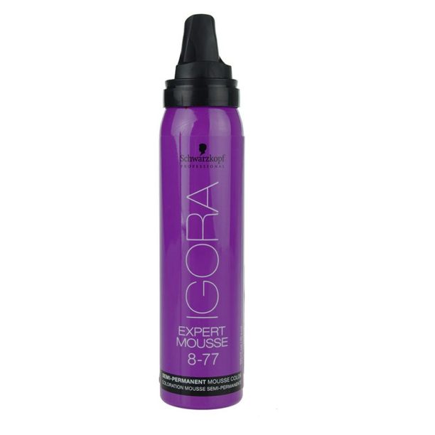 Schwarzkopf Professional IGORA Expert Mousse оцветяващ мус За коса цвят 8-77 Light Blonde Copper Extra 100 мл. на ниска цена