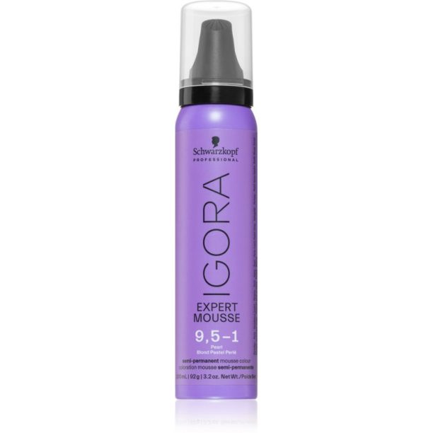 Schwarzkopf Professional IGORA Expert Mousse оцветяващ мус За коса цвят 9