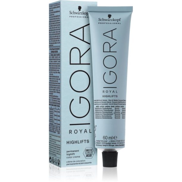 Schwarzkopf Professional IGORA Royal Highlifts перманентната боя за коса цвят 10-0 Ultrablond Natur 60 мл. на ниска цена