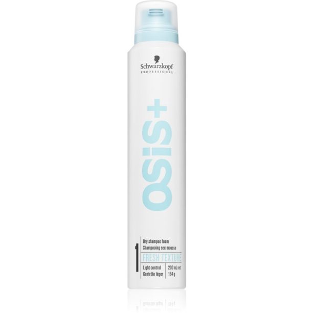 Schwarzkopf Professional Osis+ Fresh Texture матиращ сух шампоан за мазна коса 200 мл.