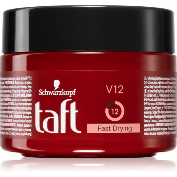 Schwarzkopf Taft V12 бързосъхнеща стайлингова паста с гел текстура 250 мл.