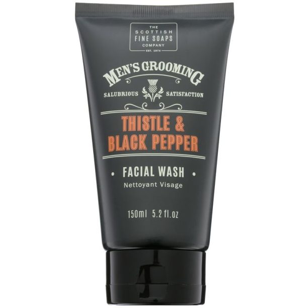 Scottish Fine Soaps Men’s Grooming Thistle & Black Pepper измиващ гел за лице 150 мл.