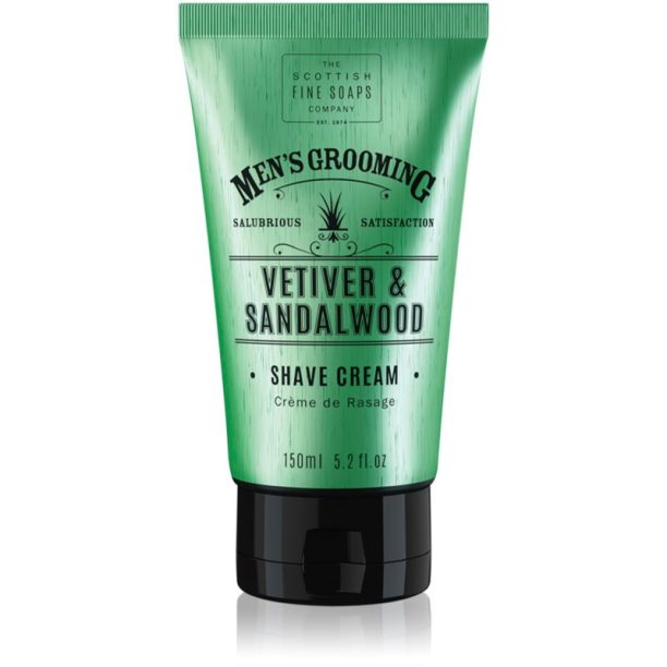 Scottish Fine Soaps Men’s Grooming Vetiver & Sandalwood крем за бръснене  за мъже 150 мл.