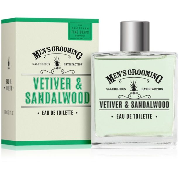 Scottish Fine Soaps Men’s Grooming Vetiver & Sandalwood тоалетна вода за мъже 100 мл. на ниска цена