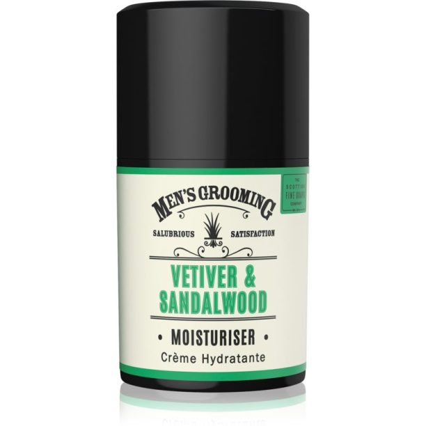 Scottish Fine Soaps Men’s Grooming Vetiver & Sandalwood хидратиращ крем за лице за мъже 50 мл.