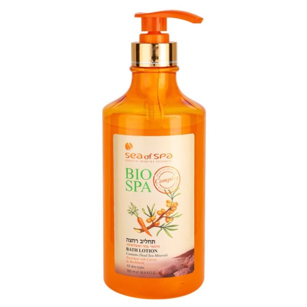 Sea of Spa Bio Spa Carrot & Buckthorn крем за душ и вана с минерали от Мъртво море 780 мл.