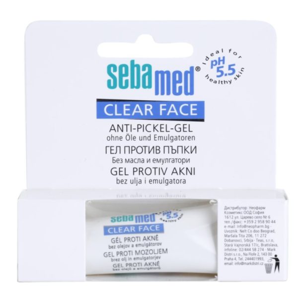 Sebamed Clear Face гел  против акне 10 мл. купи на топ цена