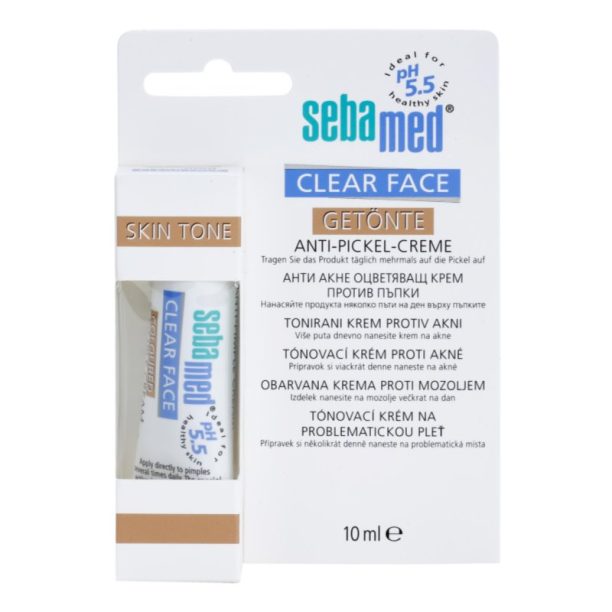 Sebamed Clear Face тониращ крем против акне 10 мл. на ниска цена