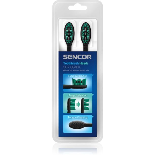 Sencor SOX 004BK резервни глави за четка за зъби 2 бр.