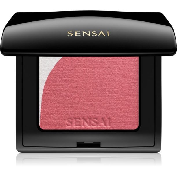 Sensai Blooming Blush освежаващ руж с четка цвят 01 Blooming Mauve 4 гр.