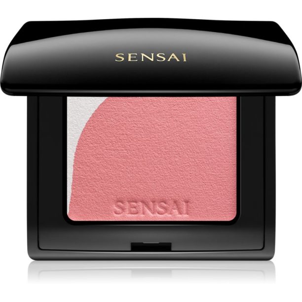 Sensai Blooming Blush освежаващ руж с четка цвят 02 Blooming Peach 4 гр.