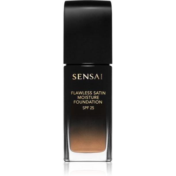 Sensai Flawless Satin Moisture Foundation течен фон дьо тен SPF 25 цвят 204 Honey Beige 30 мл.