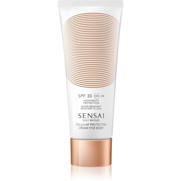 Sensai Silky Bronze Cellular Protective Cream крем за изкуствен загар против стареене на кожата SPF 30 150 мл.